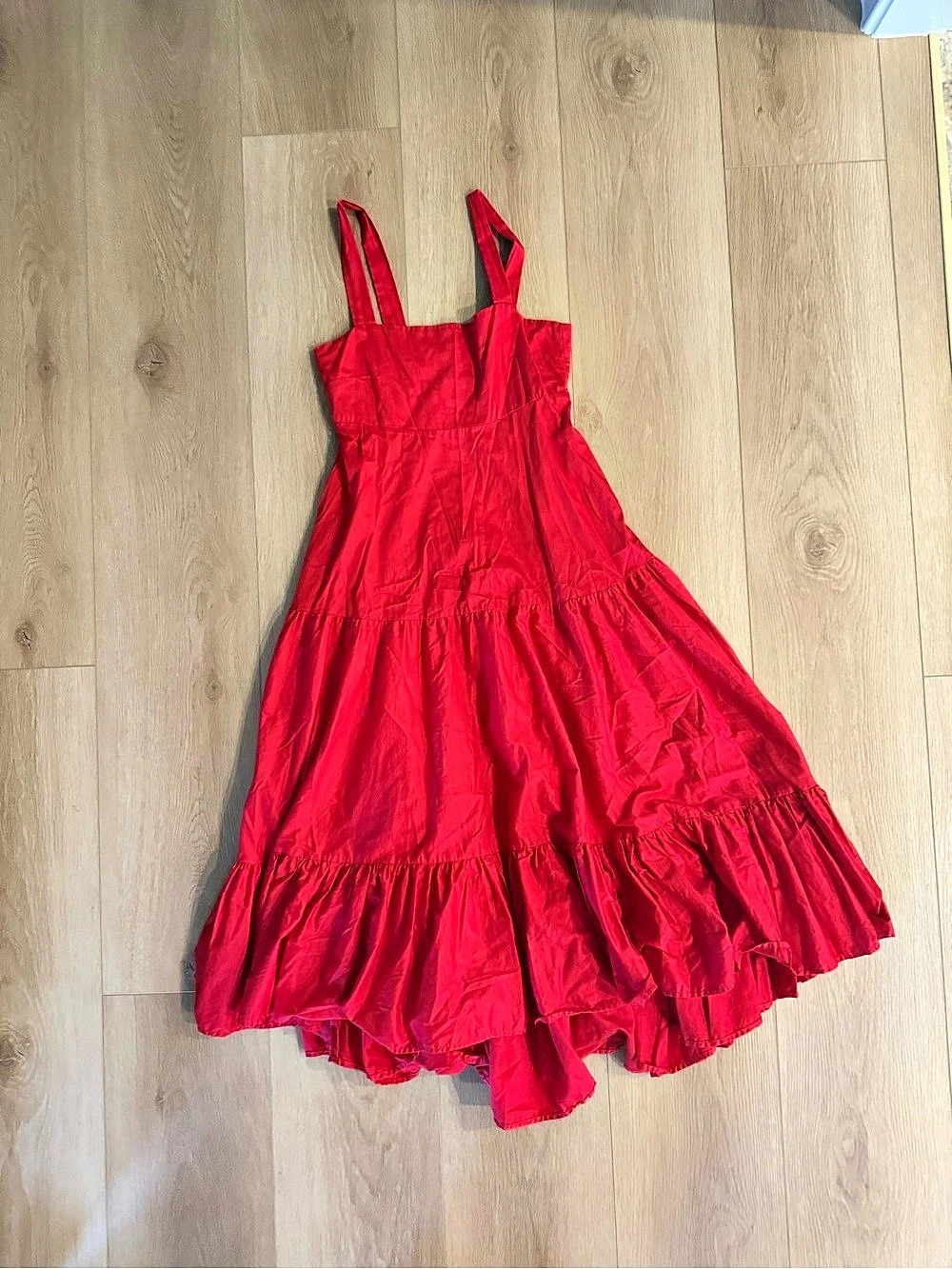 DO+BE Red Midi Dress Size Small Like New